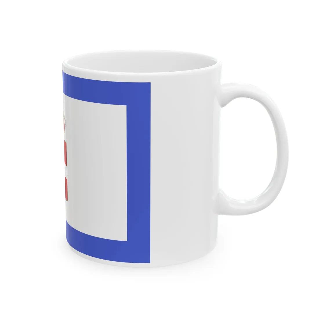 Royal standard of the Kingdom of Sardinia 1834 - 1848 (Italy) White Coffee Mug - Go Mug Yourself