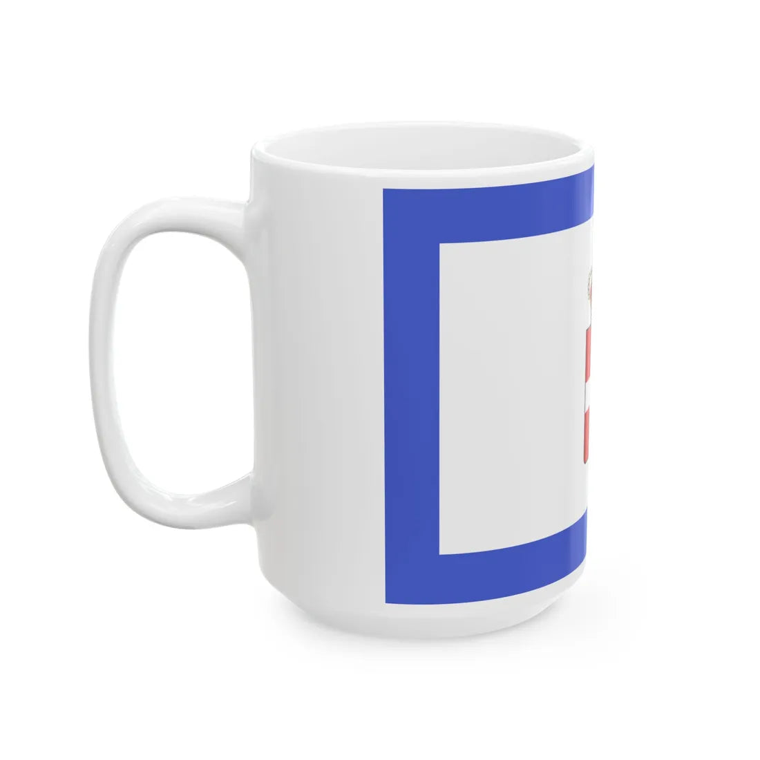 Royal standard of the Kingdom of Sardinia 1834 - 1848 (Italy) White Coffee Mug - Go Mug Yourself