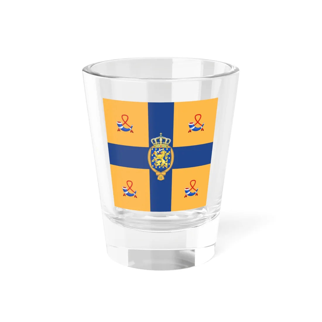 Royal Standard of the Netherlands (Netherlands) Shot Glass 1.5oz 1.5oz - Go Mug Yourself