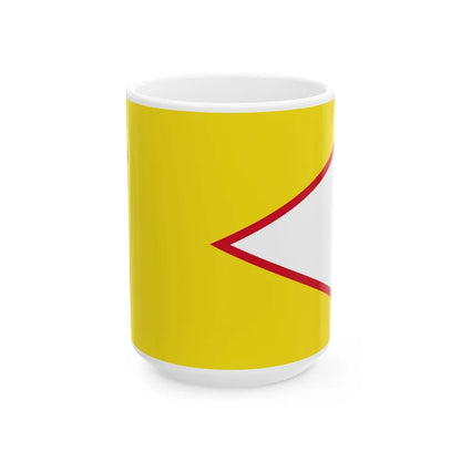 Royal Standard of the Non-Gahara Child of the Sultan of Brunei (Brunei) White Coffee Mug 15oz - Go Mug Yourself