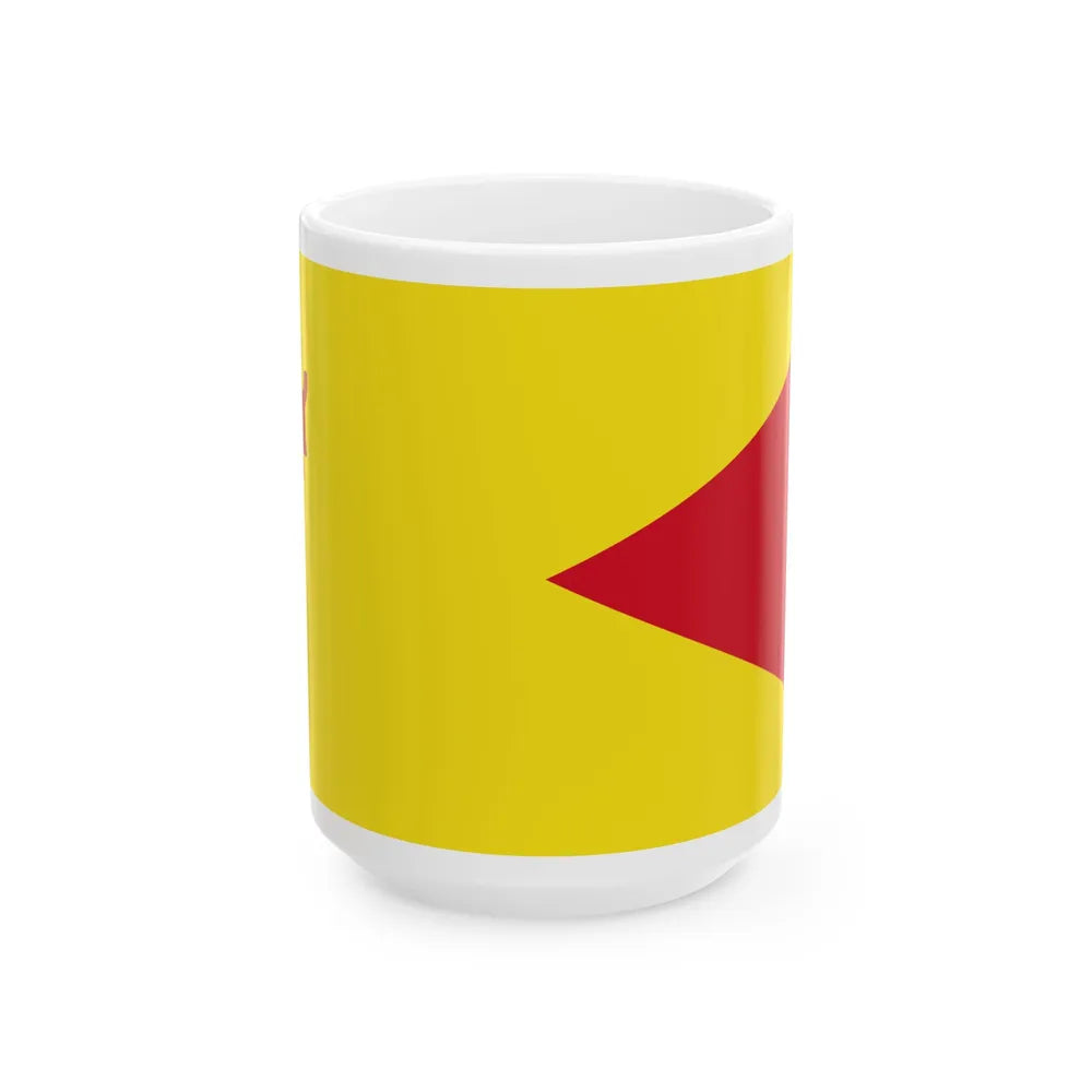 Royal Standard of the Non-Gahara Grandchild of the Sultan of Brunei (Brunei) White Coffee Mug 15oz - Go Mug Yourself