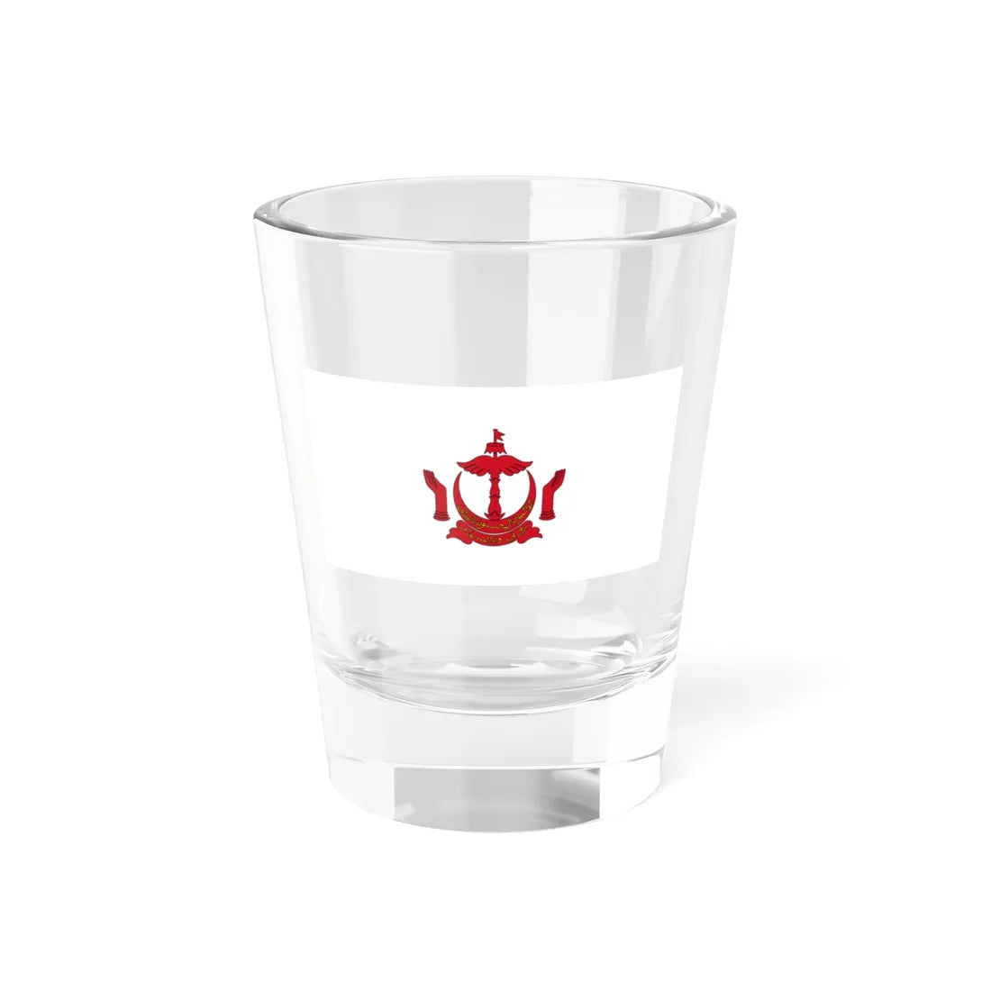 Royal Standard of the Pengiran Bendahara Non-Gahara (Brunei) Shot Glass 1.5oz 1.5oz - Go Mug Yourself