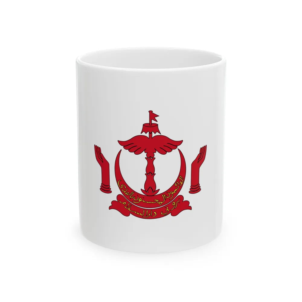 Royal Standard of the Pengiran Bendahara Non-Gahara (Brunei) White Coffee Mug 11oz - Go Mug Yourself