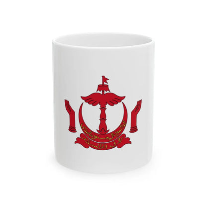 Royal Standard of the Pengiran Bendahara Non-Gahara (Brunei) White Coffee Mug 11oz - Go Mug Yourself