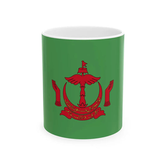 Royal Standard of the Pengiran Di-Gadong Non-Gahara (Brunei) White Coffee Mug 11oz - Go Mug Yourself