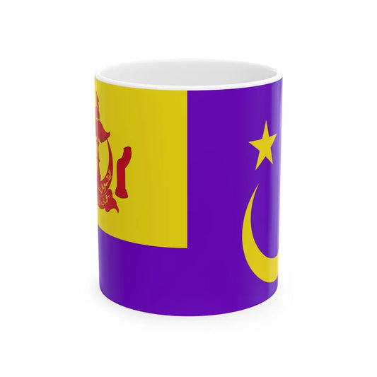 Royal Standard of the Pengiran Lela Cheteria Sahibun Najabah (Brunei) White Coffee Mug 11oz - Go Mug Yourself