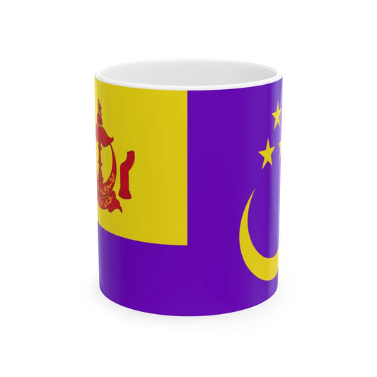 Royal Standard of the Pengiran Maharaja Lela Sahibul Kahar (Brunei) White Coffee Mug 11oz - Go Mug Yourself