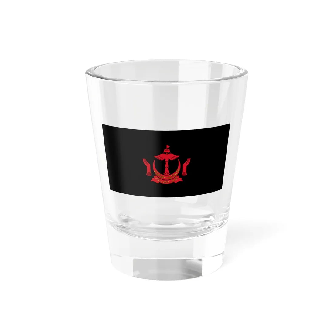 Royal Standard of the Pengiran Pemancha Non-Gahara (Brunei) Shot Glass 1.5oz 1.5oz - Go Mug Yourself