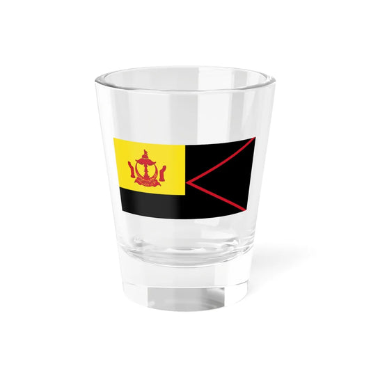 Royal Standard of the Pengiran Penggawa Laila Bentara Istiadat Diraja Dalam Istana (Brunei) Shot Glass 1.5oz 1.5oz - Go Mug Yourself