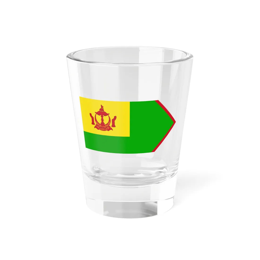 Royal Standard of the Pengiran Sanggamara Diraja (Brunei) Shot Glass 1.5oz 1.5oz - Go Mug Yourself