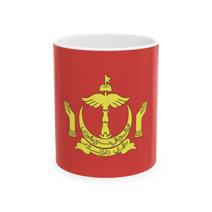 Royal Standard of the Pengiran Temenggong Non-Gahara (Brunei) White Coffee Mug 11oz - Go Mug Yourself