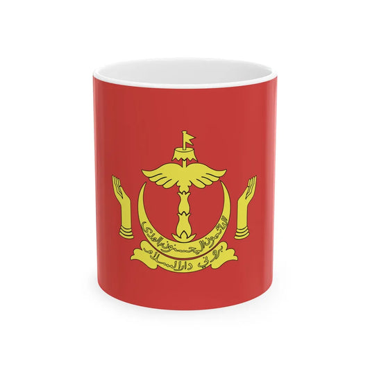 Royal Standard of the Pengiran Temenggong Non-Gahara (Brunei) White Coffee Mug 11oz - Go Mug Yourself
