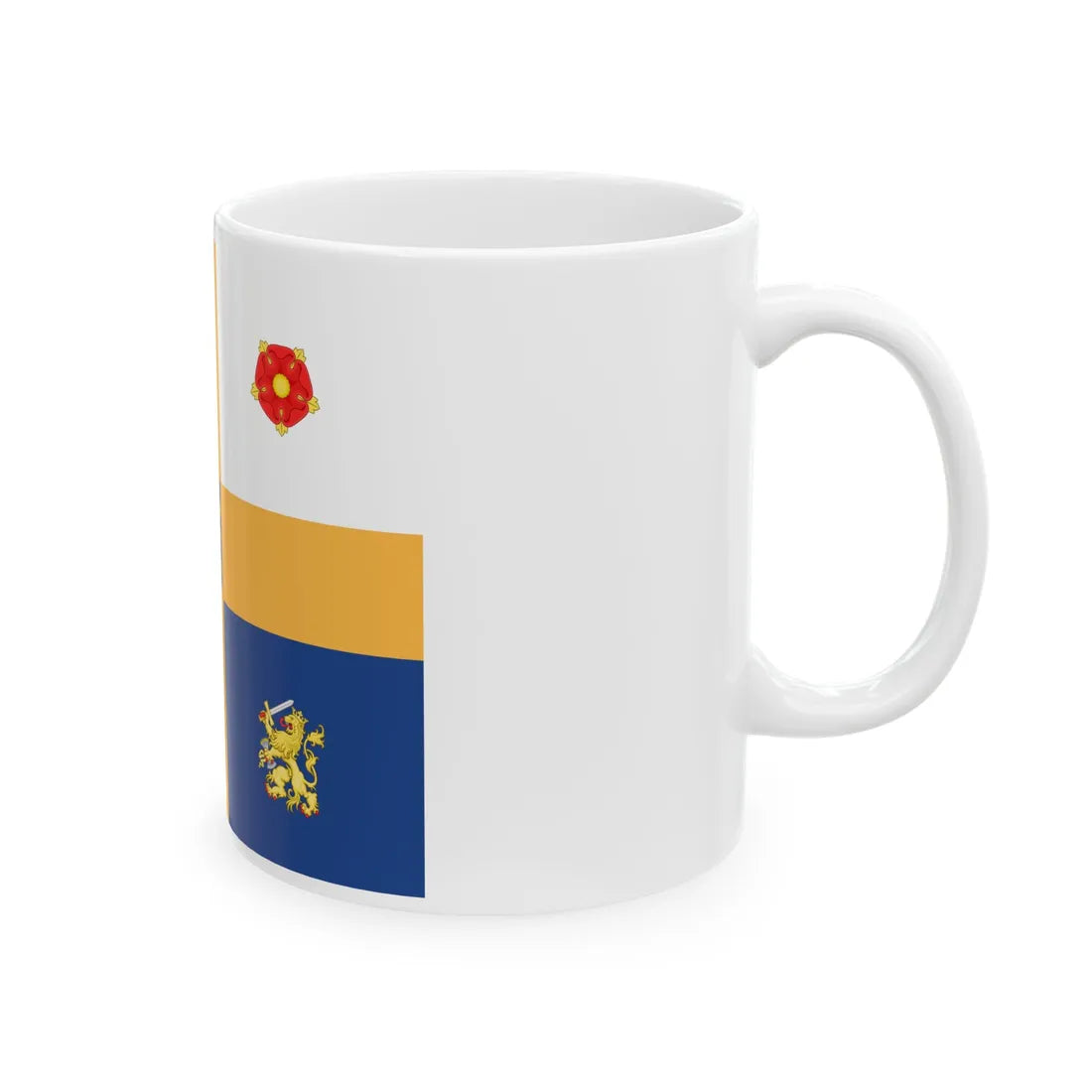 Royal Standard of the Prince Consort of the Netherlands 1948-1980 (Netherlands) White Coffee Mug - Go Mug Yourself