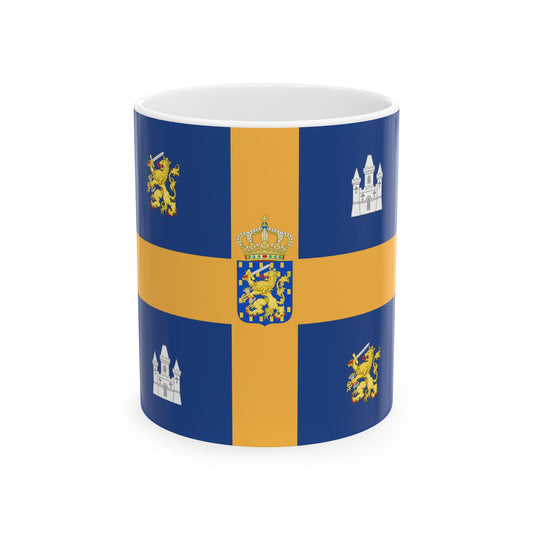 Royal Standard of the Prince Consort of the Netherlands 1980-2002 (Netherlands) White Coffee Mug-11oz-Go Mug Yourself