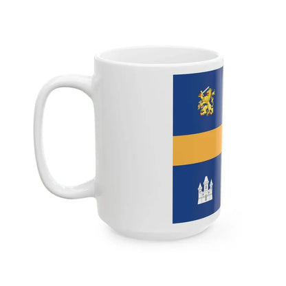Royal Standard of the Prince Consort of the Netherlands 1980-2002 (Netherlands) White Coffee Mug - Go Mug Yourself