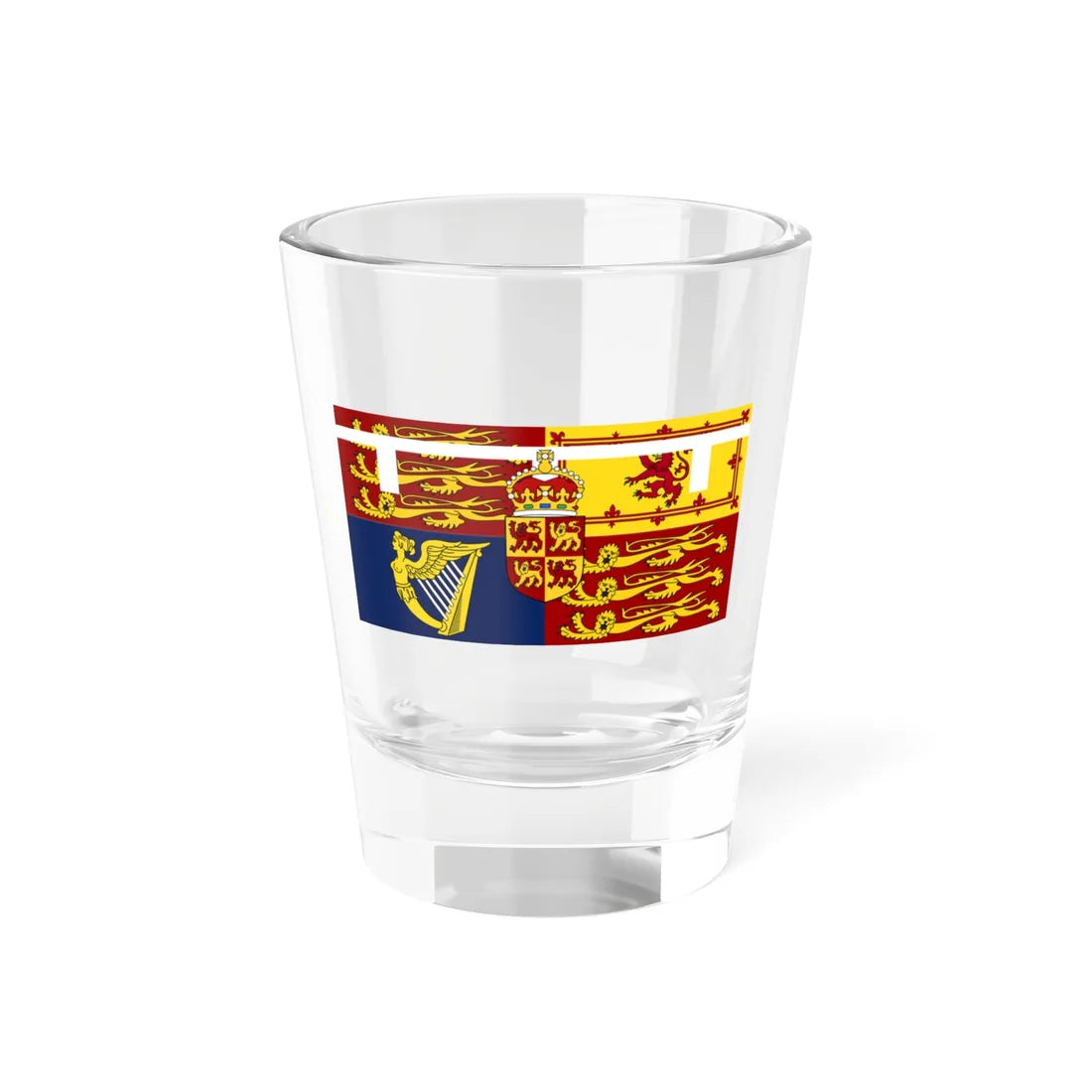 Royal Standard of the Prince of Wales (Canada) Shot Glass 1.5oz 1.5oz - Go Mug Yourself