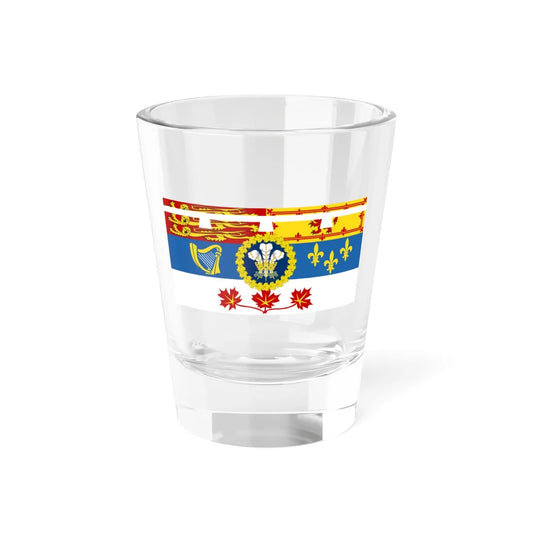 Royal Standard of the Prince of Wales in Canada (Canada) Shot Glass 1.5oz 1.5oz - Go Mug Yourself