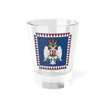 Royal Standard of the Prince Regent of Yugoslavia 1937-1941 (Yugoslavia) Shot Glass 1.5oz 1.5oz - Go Mug Yourself