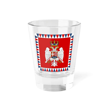 Royal Standard of the Queen of Yugoslavia 1937-1941 (Yugoslavia) Shot Glass 1.5oz 1.5oz - Go Mug Yourself