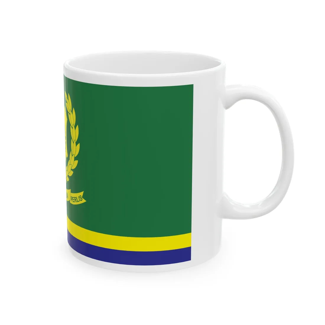 Royal Standard of the Raja Muda of Perlis (Malaysia) White Coffee Mug - Go Mug Yourself