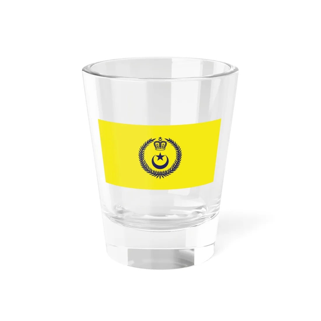 Royal Standard of the Raja Perempuan of Kelantan (Malaysia) Shot Glass 1.5oz 1.5oz - Go Mug Yourself