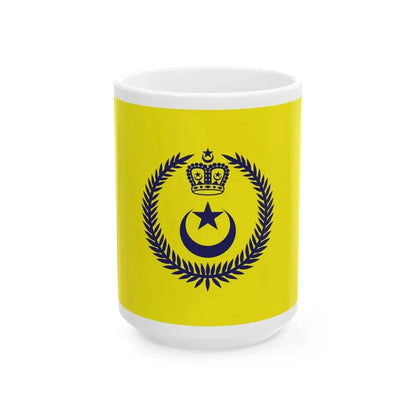 Royal Standard of the Raja Perempuan of Kelantan (Malaysia) White Coffee Mug 15oz - Go Mug Yourself