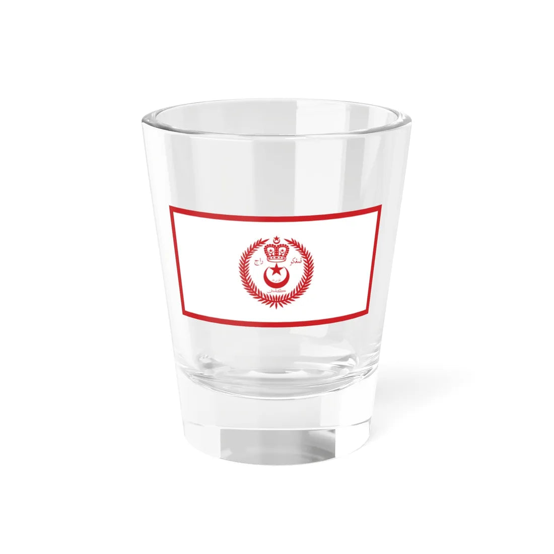 Royal Standard of the Regent of Kelantan (Malaysia) Shot Glass 1.5oz 1.5oz - Go Mug Yourself