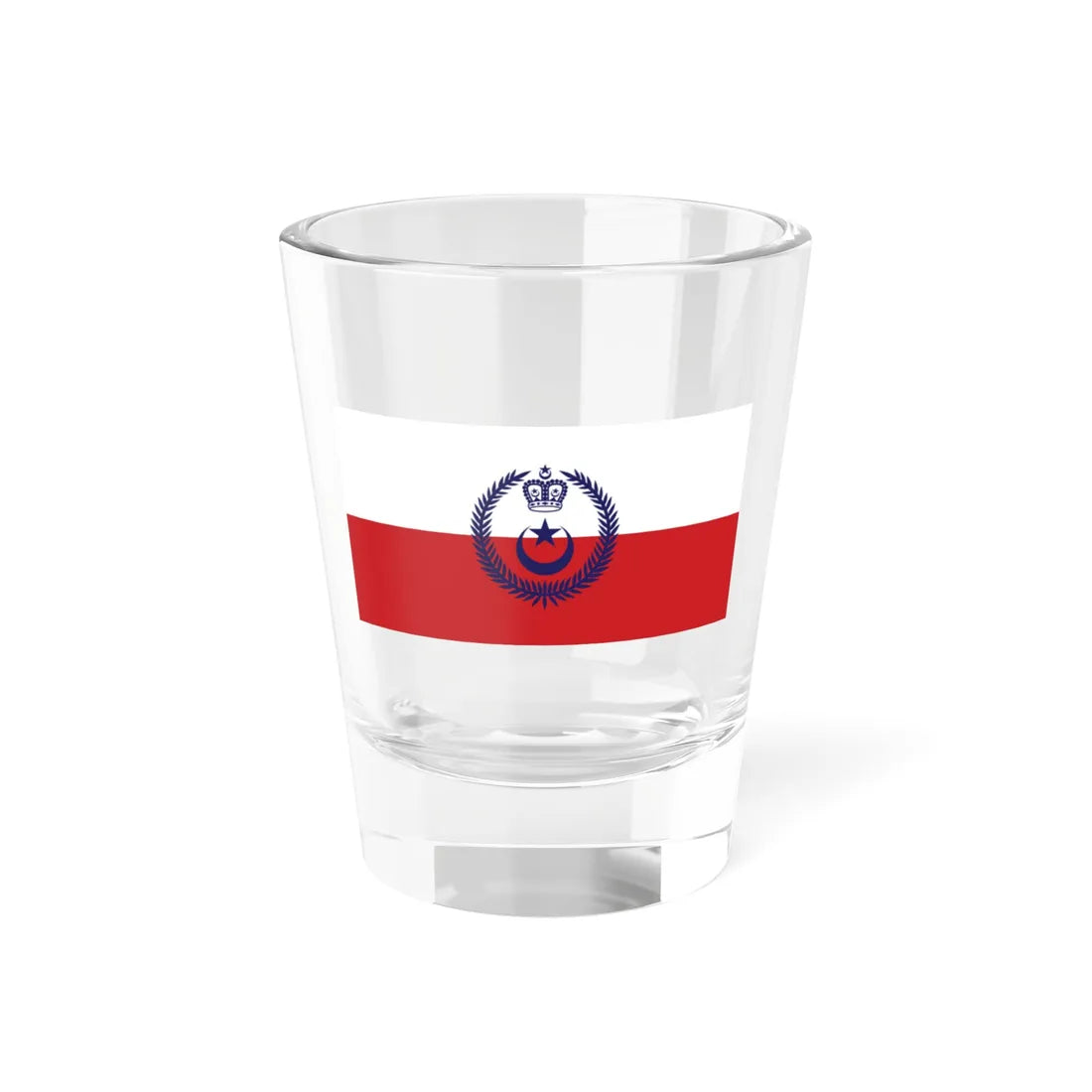 Royal Standard of the Regent of Kelantan pre Sultan Muhammad V (Malaysia) Shot Glass 1.5oz 1.5oz - Go Mug Yourself
