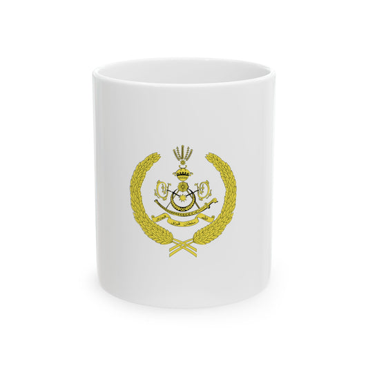 Royal Standard of the Sultan of Perak 1985 - 2014 (Malaysia) White Coffee Mug-11oz-Go Mug Yourself