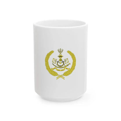 Royal Standard of the Sultan of Perak 1985 - 2014 (Malaysia) White Coffee Mug 15oz - Go Mug Yourself