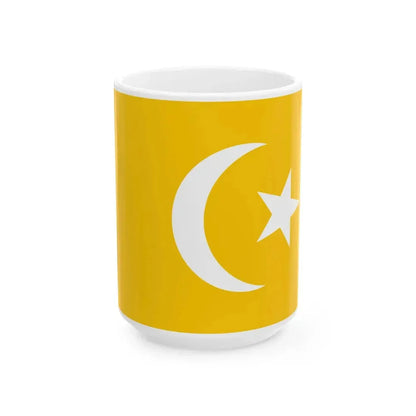 Royal Standard of the Tengku Permaisuri of Selangor (Malaysia) White Coffee Mug 15oz - Go Mug Yourself