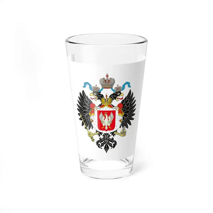 Royal Standard of the Tsar of Poland 1815-1830 (Poland) Pint Glass 16oz 16oz - Go Mug Yourself