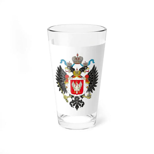 Royal Standard of the Tsar of Poland 1815-1830 (Poland) Pint Glass 16oz 16oz - Go Mug Yourself