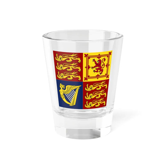 Royal Standard of the United Kingdom 1-1 (United Kingdom) Shot Glass 1.5oz 1.5oz - Go Mug Yourself