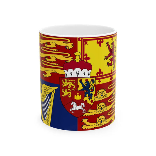 Royal Standard of the United Kingdom 1801-1816 (Germany) White Coffee Mug 11oz - Go Mug Yourself