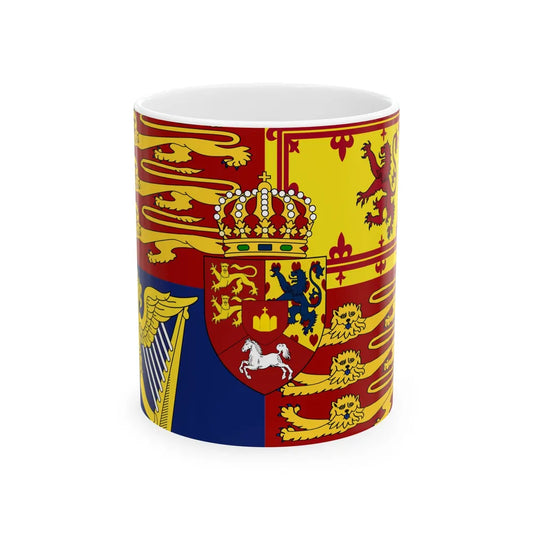 Royal Standard of the United Kingdom 1816-1837 (Germany) White Coffee Mug 11oz - Go Mug Yourself