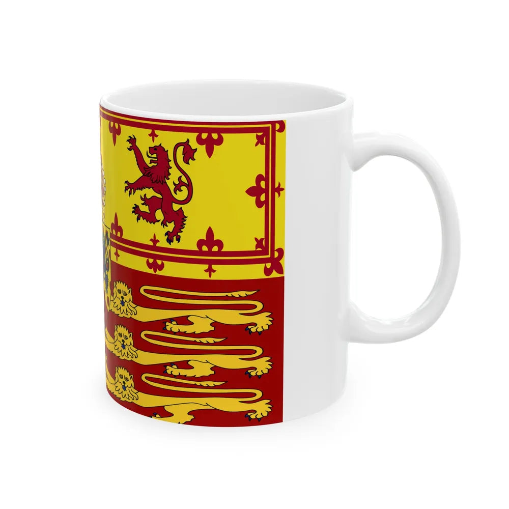 Royal Standard of the United Kingdom 1816-1837 (Germany) White Coffee Mug - Go Mug Yourself