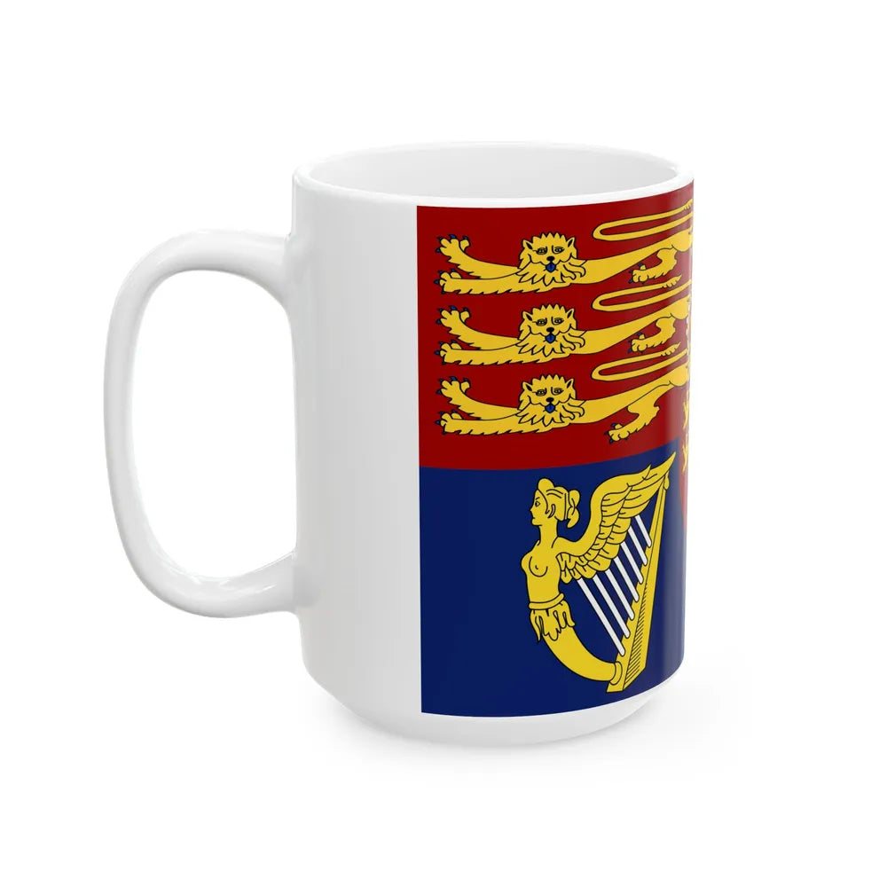 Royal Standard of the United Kingdom 1816-1837 (Germany) White Coffee Mug - Go Mug Yourself