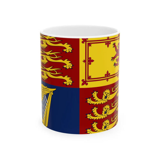 Royal Standard of the United Kingdom (Australia) White Coffee Mug 11oz - Go Mug Yourself