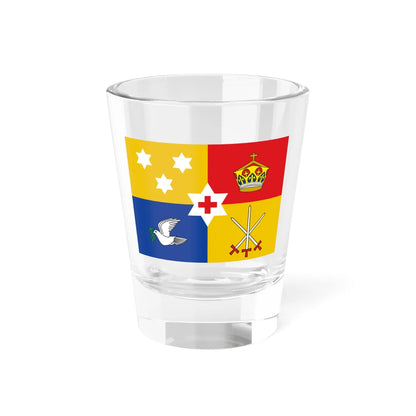 Royal Standard of Tonga (Tonga) Shot Glass 1.5oz 1.5oz - Go Mug Yourself
