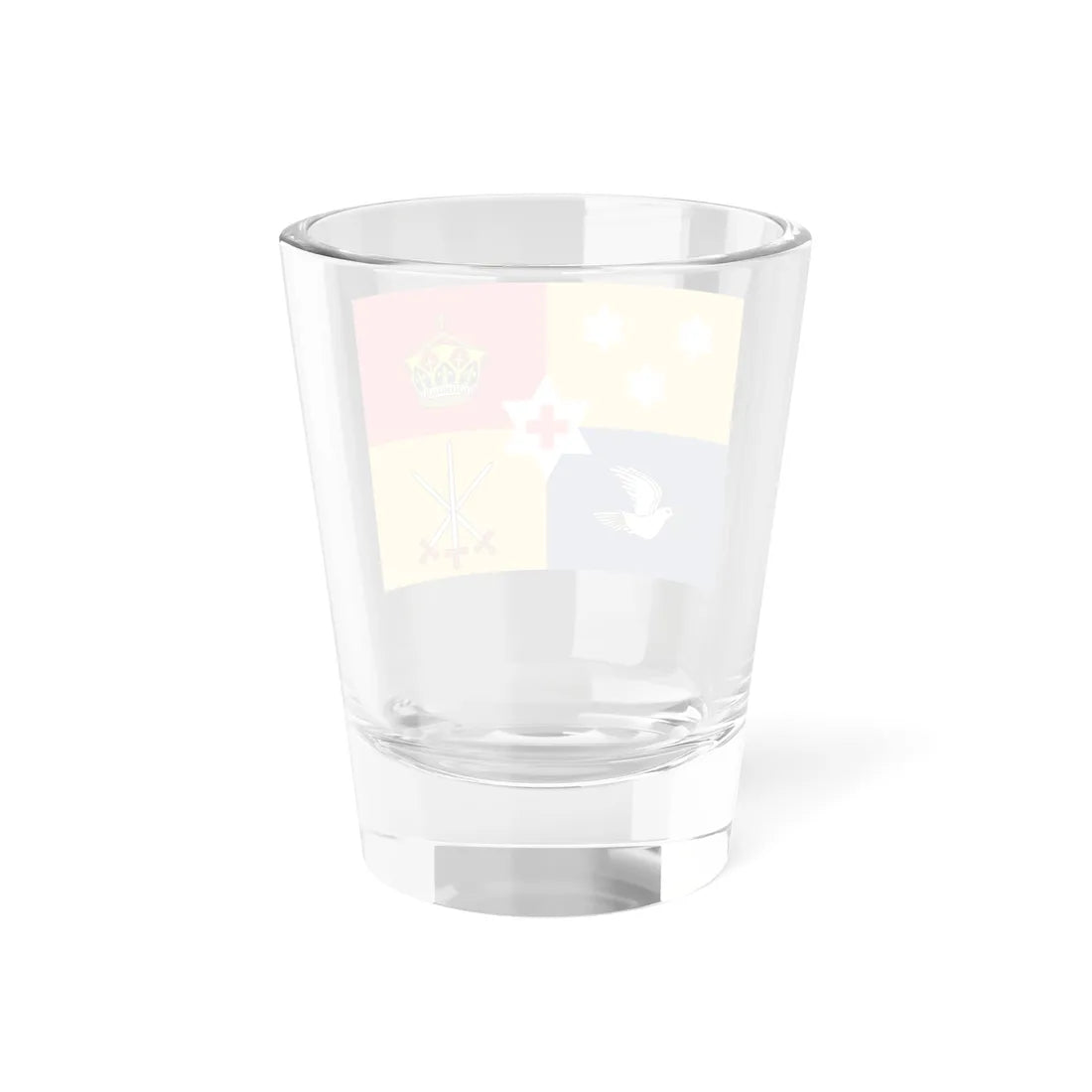 Royal Standard of Tonga (Tonga) Shot Glass 1.5oz - Go Mug Yourself