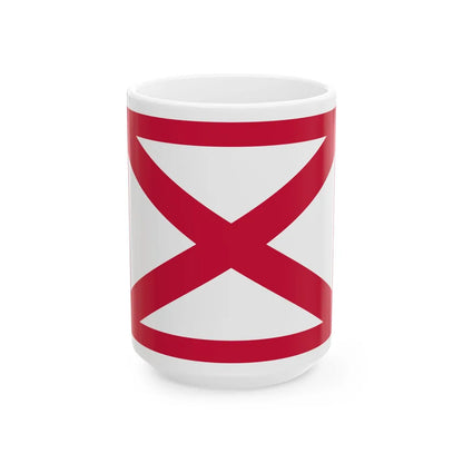 Royal Standard of Uvea 1858-1887 (France) White Coffee Mug 15oz - Go Mug Yourself