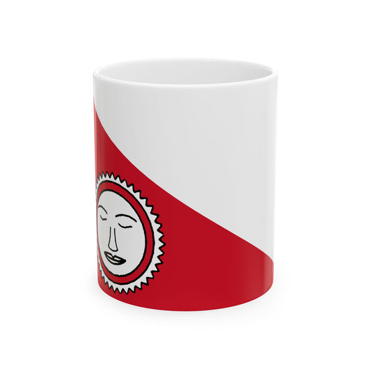 Royal standards of the Rana Dynasty 19th century (Nepal) White Coffee Mug-11oz-Go Mug Yourself