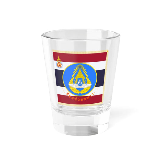 Royal Thai Air Force Unit Colour (Thailand) Shot Glass 1.5oz 1.5oz - Go Mug Yourself