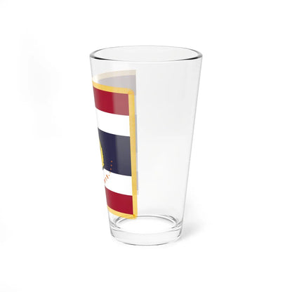 Royal Thai Army Unit Colour (Thailand) Pint Glass 16oz - Go Mug Yourself