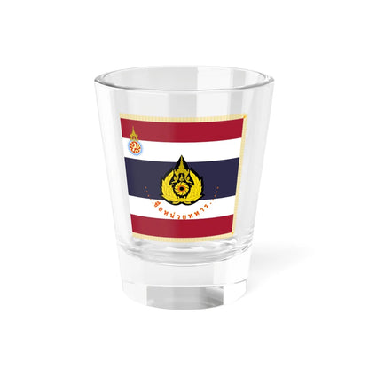 Royal Thai Army Unit Colour (Thailand) Shot Glass 1.5oz 1.5oz - Go Mug Yourself