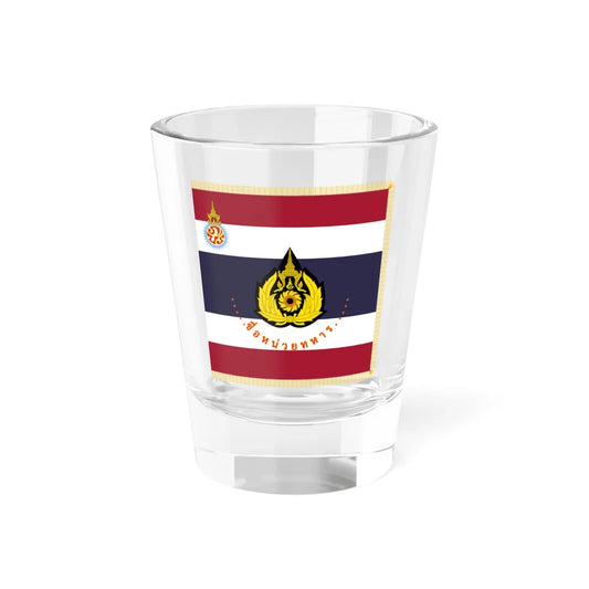 Royal Thai Army Unit Colour (Thailand) Shot Glass 1.5oz 1.5oz - Go Mug Yourself