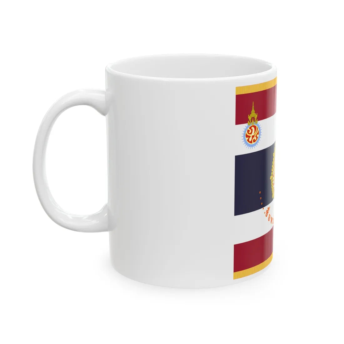 Royal Thai Army Unit Colours 1949-1979 (Cambodia) White Coffee Mug - Go Mug Yourself