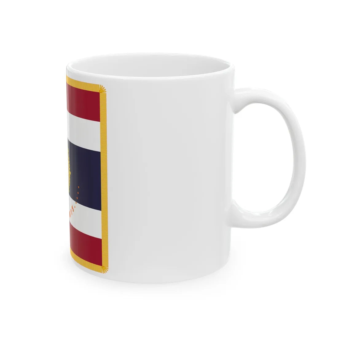 Royal Thai Army Unit Colours 1949-1979 (Cambodia) White Coffee Mug - Go Mug Yourself