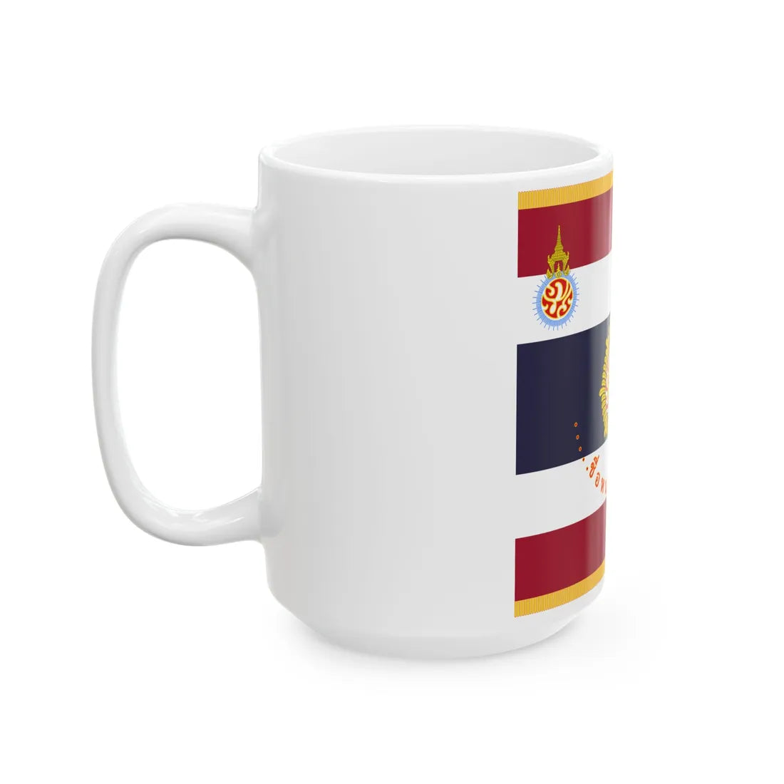 Royal Thai Army Unit Colours 1949-1979 (Cambodia) White Coffee Mug - Go Mug Yourself